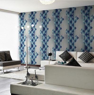 qualidade  Modern Geometric Pattern PVC Wallpaper 3D Wallpaper For Living Room fábrica